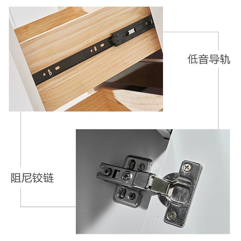 Anya sideboard painted modern minimalist living room tea cabinet multi-functional storage cabinet white cupboard kitchen wine cabinet