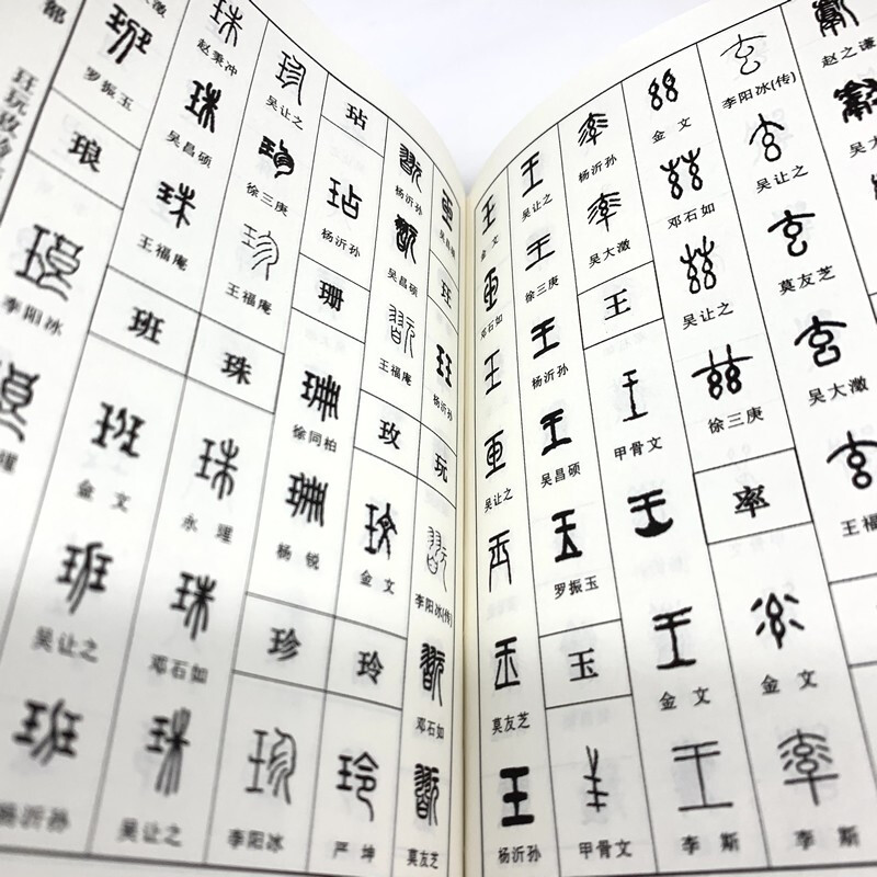 New Seal Script Dictionary (Essential)