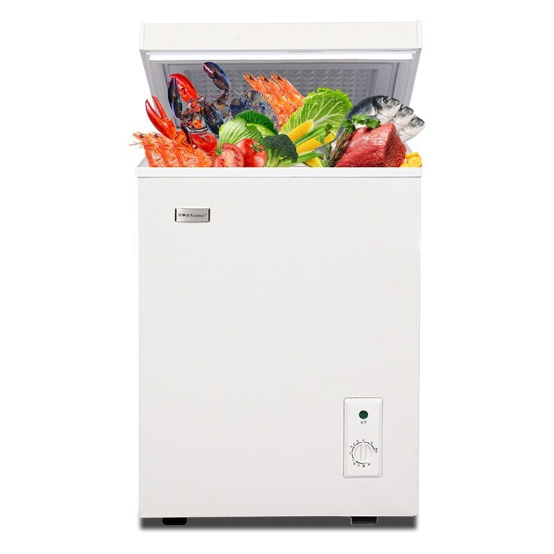 Royalstar small freezer household small frozen fresh-keeping mini refrigerated commercial horizontal freezer single-use breast milk storage cabinet energy saving and electricity saving recommended by thousands of people first-class energy saving single temperature 58L