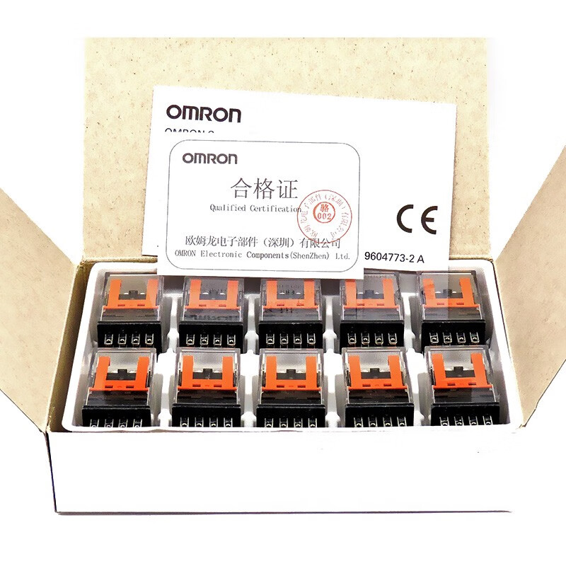 Omron OMRON small 14-pin 6A intermediate relay DC 24VDC AC 220V MY4N-GS replaces MY4N-J MY4N-GS DC110V replaces MY4NJ