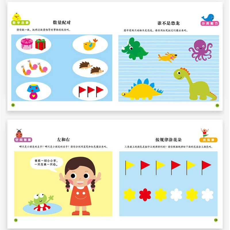 Sunshine Baby Whole Brain Development Thinking Training 2 to 3 years old