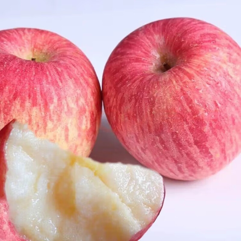 Jixian apples, bursting with sweetness, 2025 authentic Jixian apples, crispy, sweet and juicy Hukou apples, fresh fruit whole box shipped directly from the origin, 8.5 catties, 85mm large fruit, about 18 pieces, Jixian Hukou apples in season