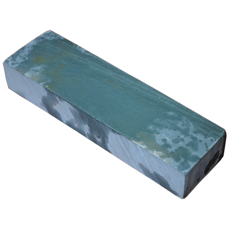 Water drop green plum masonry natural household kitchen knife sharpener petroleum stone fine grinding stone slurry stone whetstone swing stone knife sharpener stick single fine grinding water drop green + anti-slip pad + slurry stone