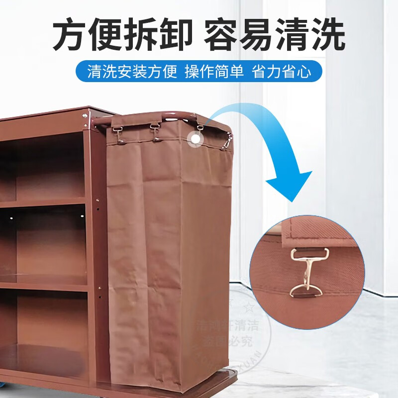 Askari hotel linen cart hotel room service cart stainless steel cart bilateral room entrance cart cleaning cleaning cart work cart standard bilateral 4-inch ordinary wheels