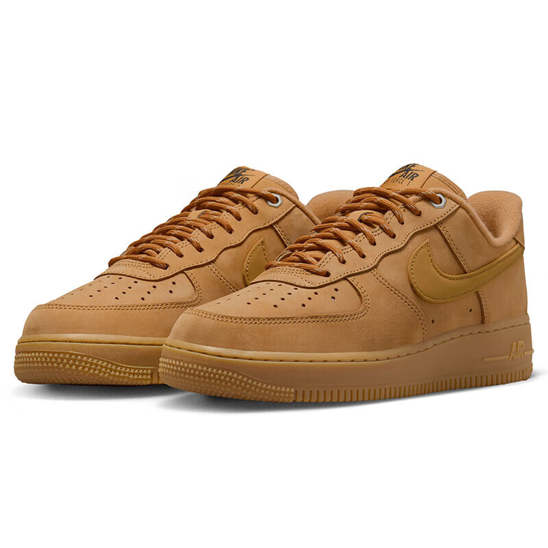 Nike NIKE Women's Air Force One AF1 New Year's Gift Sports Shoes FZ7372-200 Wheat Color 39