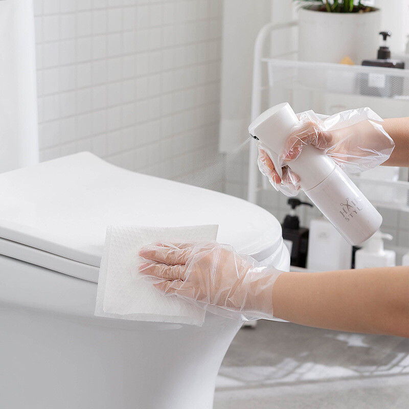 Jinghui Xichuang disposable gloves, food grade, reject oil stains, one size fits all, thickened gloves 100 pieces * 5 packs