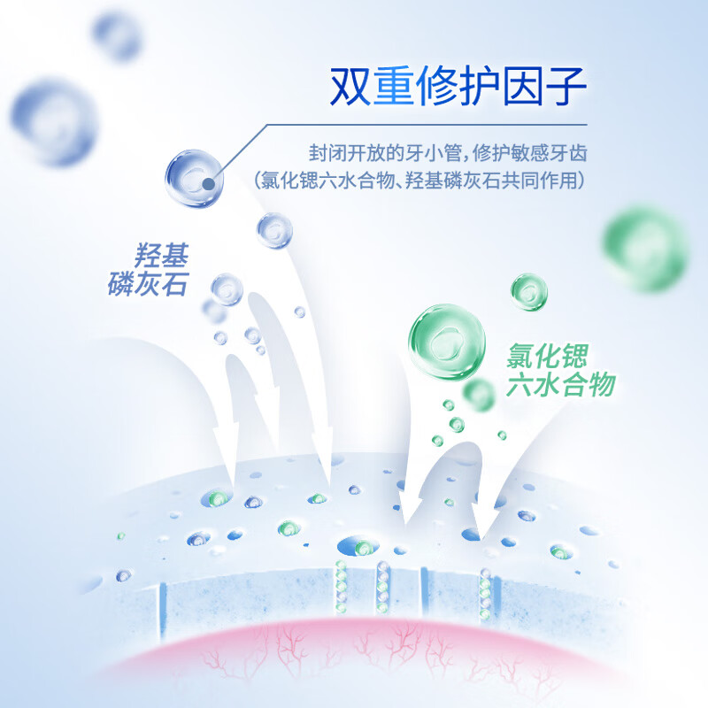 Lengsuanling specializes in anti-sensitive hydroxyapatite pump type adult toothpaste 100g recommended by Wu Lei