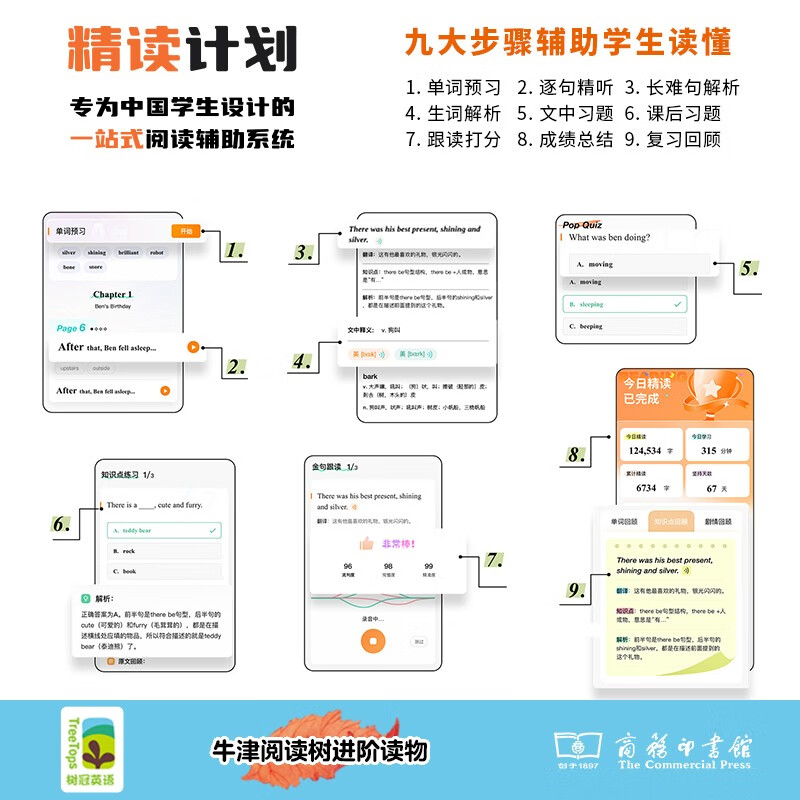 Oxford Reading Tree English Advanced Graded Readings for Primary Schools Recommended for Grades 5-6 English Learning Original Edition Introduction Free Original Audio Plot Explanation Intensive Reading Plan Tree Crown English Original Content (set of 11 types in total)