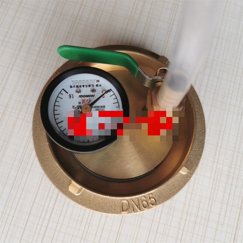 Fire hydrant pressure test joint test water pressure tester detection instrument stuffy cover pressure water test device Fire hydrant pressure test device type 65