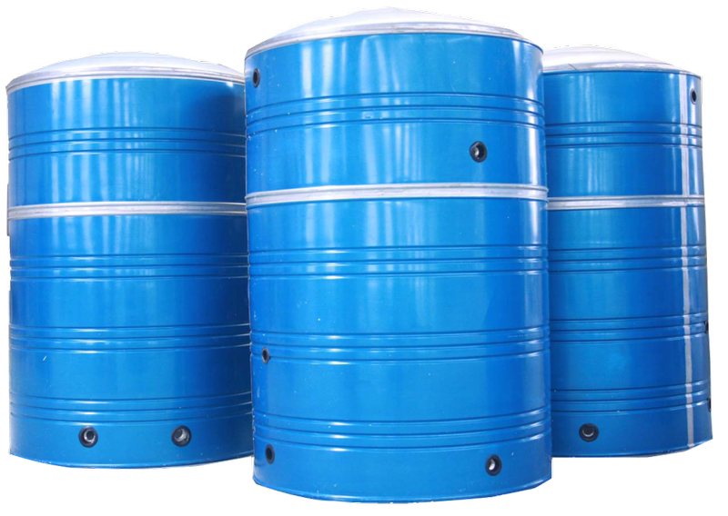 Air energy solar hot water storage stainless steel insulation water tank antifreeze water tower water storage tank household water storage bucket customization 1 ton - flat top