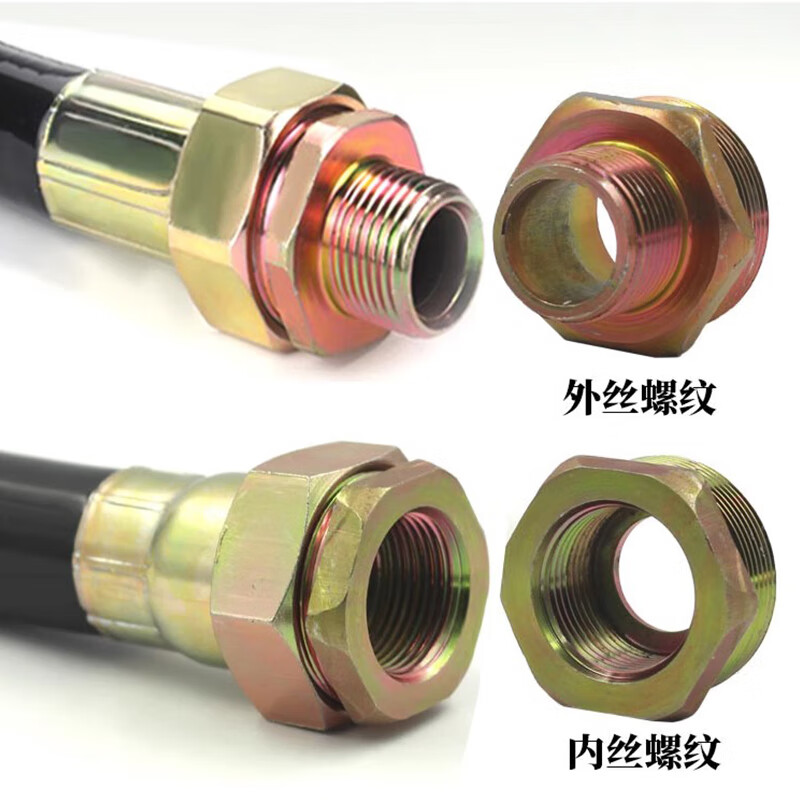 YFGPH explosion-proof flexible connecting pipe BNG explosion-proof cable disruptive wiring pipe explosion-proof threading hose 6 points DN20*1000mm/one internal and one external thread
