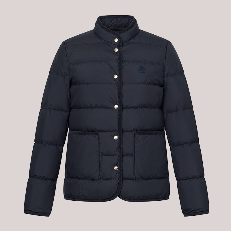 Haggis Haggis Women's Autumn and Winter Women's PHIZ Series Light Down Jacket ASFSU0BCX97 Navy Blue NV M (160/84A 38)