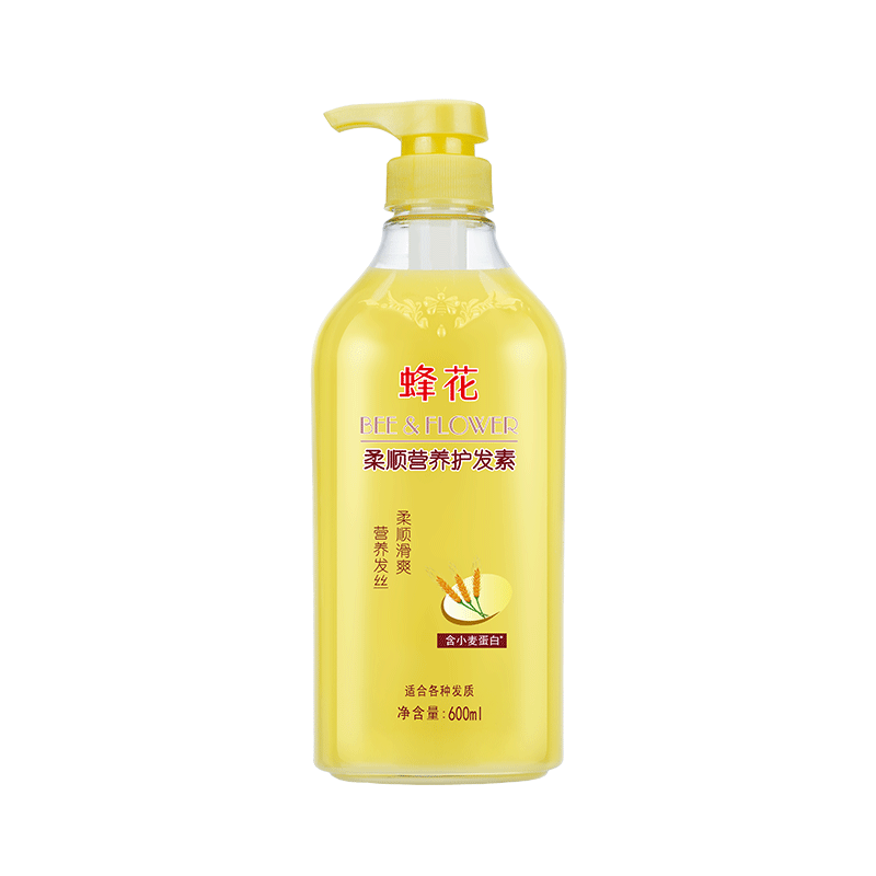 Bee Polygonum Multiflori Moisturizing, Smooth and Smooth Conditioner, Moisturizing, Long-lasting Fragrance, Nutritional Repair, Unisex, Moisturizing and Moisturizing Wheat 600ml