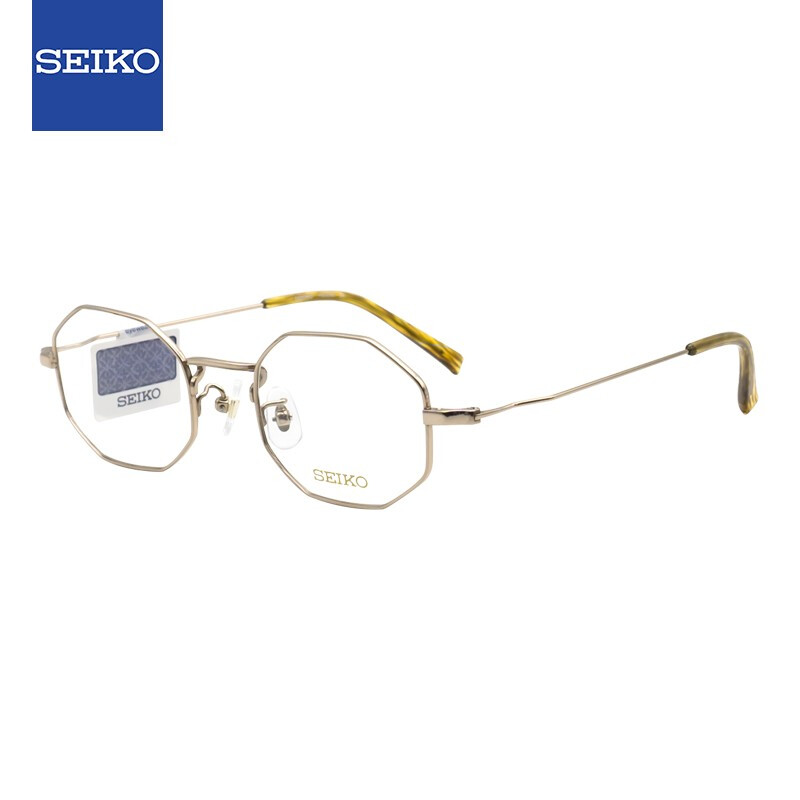 Seiko (SEIKO) free glasses frame women's myopia glasses optical frame H03096 01+ million new 1.67 lenses
