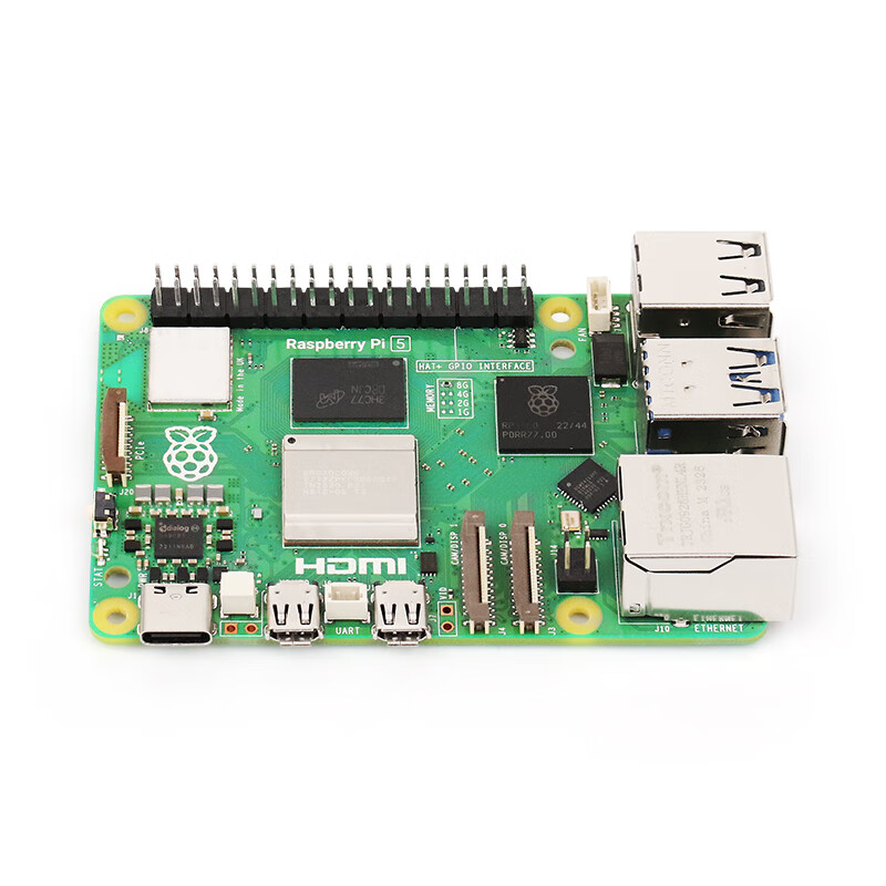 Chuanglebo Raspberry Pi 5th Generation Raspberry Pi 5 Development Board Development Kit 4G 8G Development Board Linux (C-500W) Camera Advanced Kit Raspberry Pi 5 4G Version