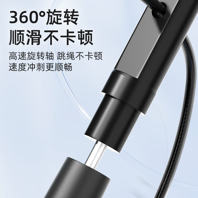 Li Ning (LI-NING) racing rope skipping competition, high school entrance examination, weight loss and fitness special steel wire rope for professional primary and secondary school students, ultra-light double swing rope