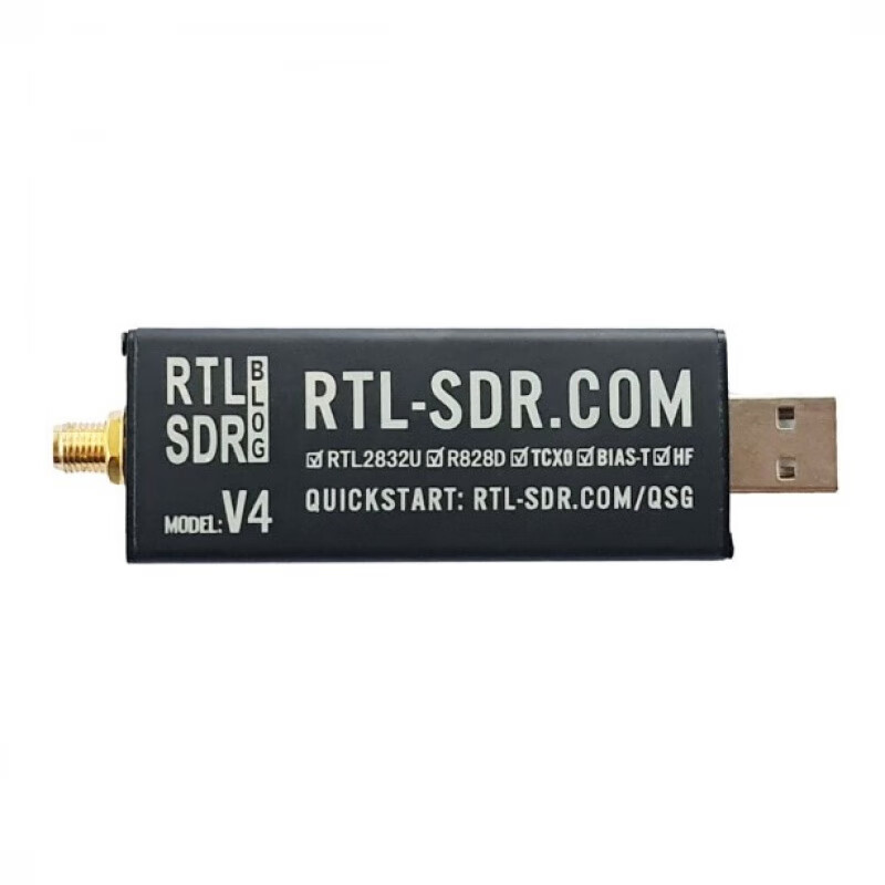 RTL-SDR Blog V4 R828D RTL2832U 1PPM original software radio receiver SDR V4 host + dual antenna set