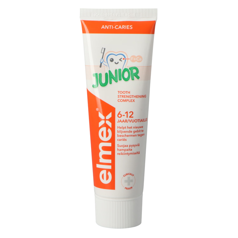 ELMEX children's toothpaste 6-12 years old amine fluoride anti-caries fluoride 75ml/tube special price expires in August 2026