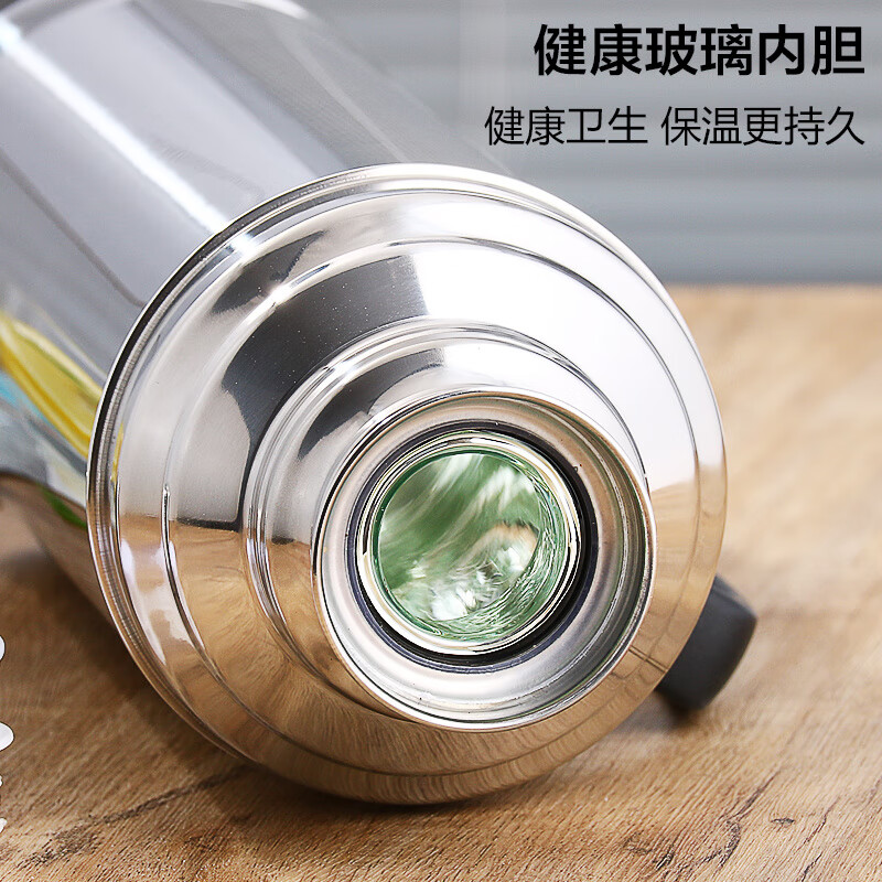 Thickened stainless steel shell household thermos kettle thermos thermos boiling water purchasing agent coffee color complete set with inner tank 3200ml