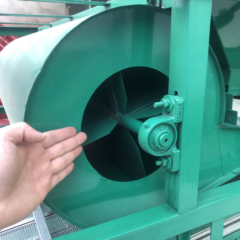 Wen Yijia Corn Wheat Rice Sorghum Soybean Grain Screening Machine Small Household Air Separator Vibrating Screen Medicinal Material Cleaning Free Screen-Small Blowing Type Without Motor