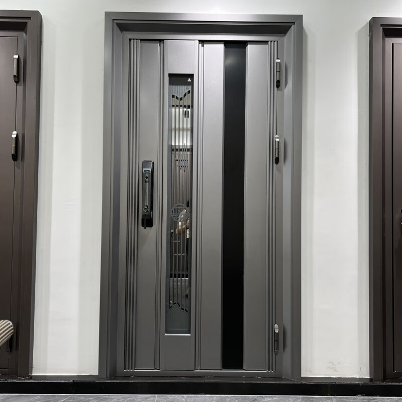 Vinoa 304 luxury stainless steel entrance door Korean door custom door high-end door light luxury explosion-proof door factory direct sales 304 stainless steel entrance door 1000*2300*280
