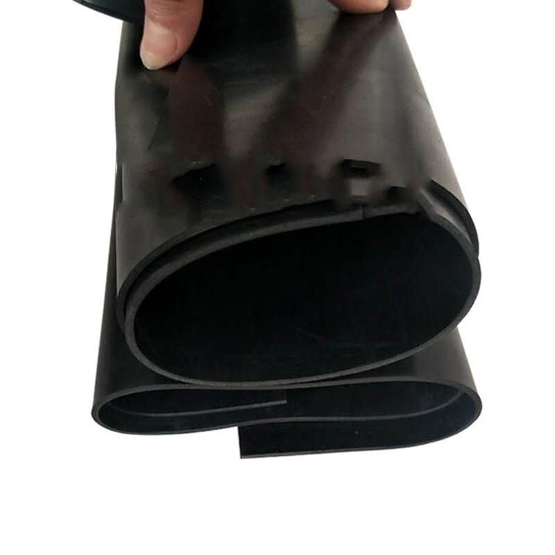 Whole roll of rubber sheet, industrial rubber mat, rubber mat, insulating distribution room floor covering, insulating rubber sheet, 500*500*5mm black