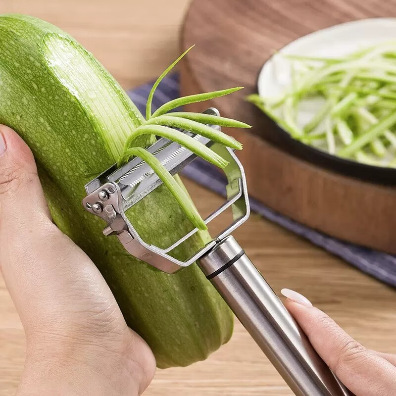 Andena peeling knife 304 stainless steel household multi-functional fruit and vegetable melon peeling potato peeling and grating artifact 304 stainless steel peeling and grating
