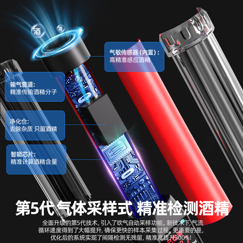 Zhicheng alcohol tester, traffic-specific alcohol tester, alcohol tester, drunk driving test, air-blown alcohol tester, high-precision vehicle use