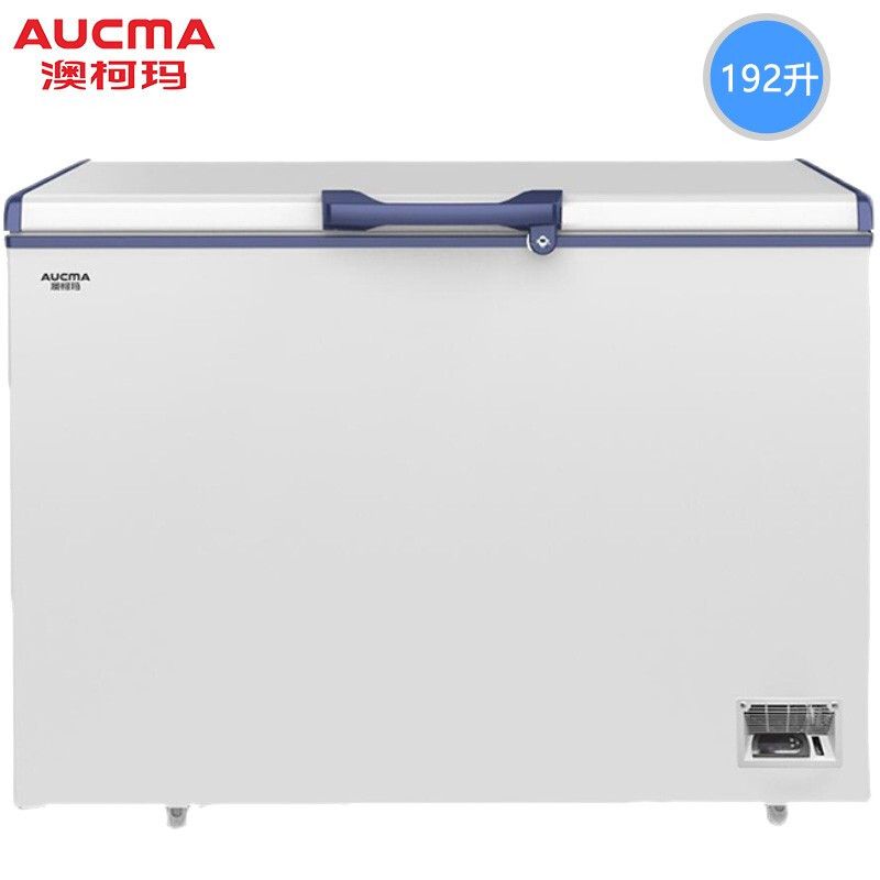 AUCMA household small ultra-low temperature freezer - 60 degree deep cooling quick freezing commercial large capacity copper tube horizontal single temperature high-end seafood storage freezer DW/BD-60W192HE DW/BD-60W192HE