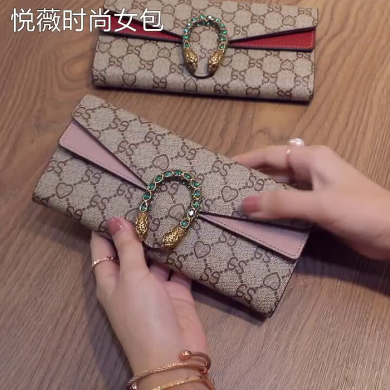 Chanel Xiaoxiang Pure Leather Soft Leather Wallet Women's Long Genuine Leather Cowhide Large Capacity Color Simple Fashion 2025 New Burgundy