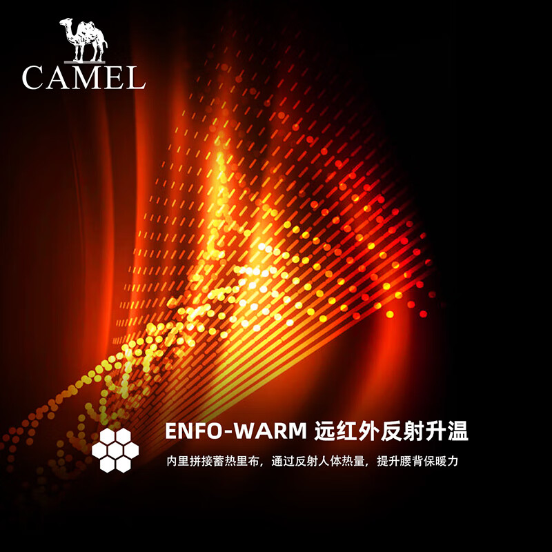 Camel (CAMEL) Dilireba's same style 90-fleece winter thermal energy quick-warming down jacket 700-puff thickened European style bread jacket