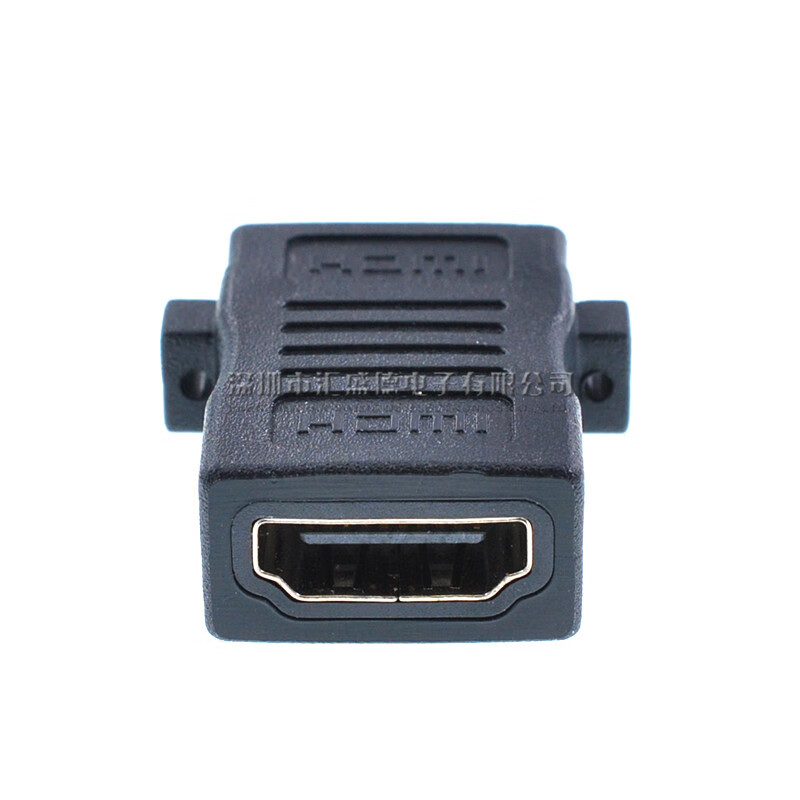 HDMI female to female adapter HD extender series extension cable HDMI straight head converter with ears