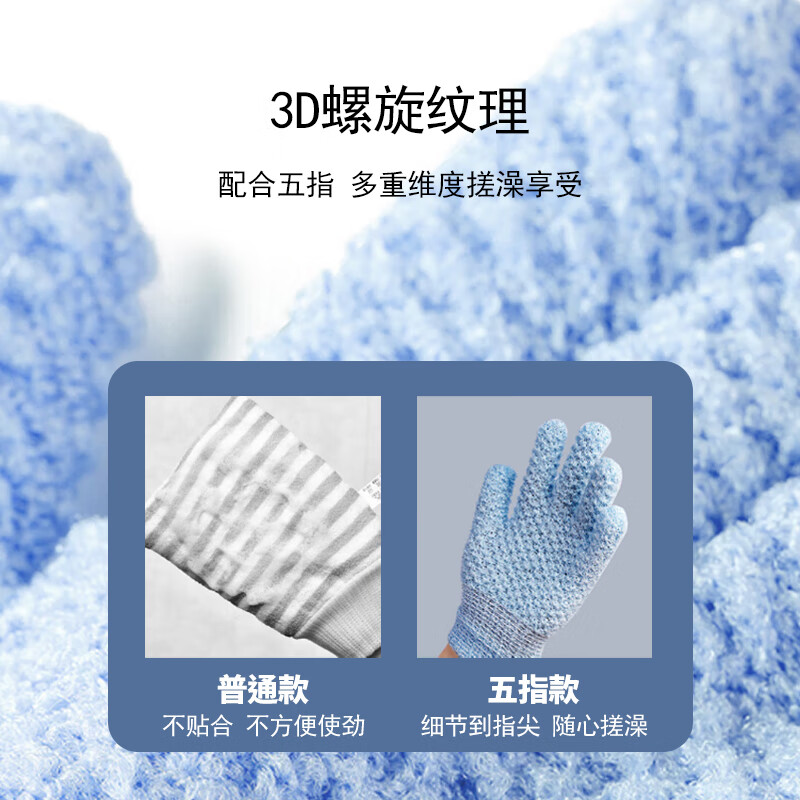 Gasgoo mud rub artifact, bath and back rub gloves, powerful back rub towel for men and women, a pair of household back rub brushes for bathing