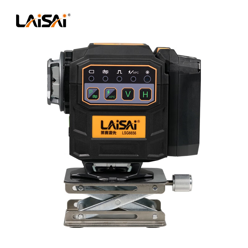 Laser Laser 6656 high-brightness high-precision strong light thin-line infrared level meter wall and floor meter 80 mW 200 mW high-power light source LSG6656 high-brightness 80 mW green light 12 lines standard