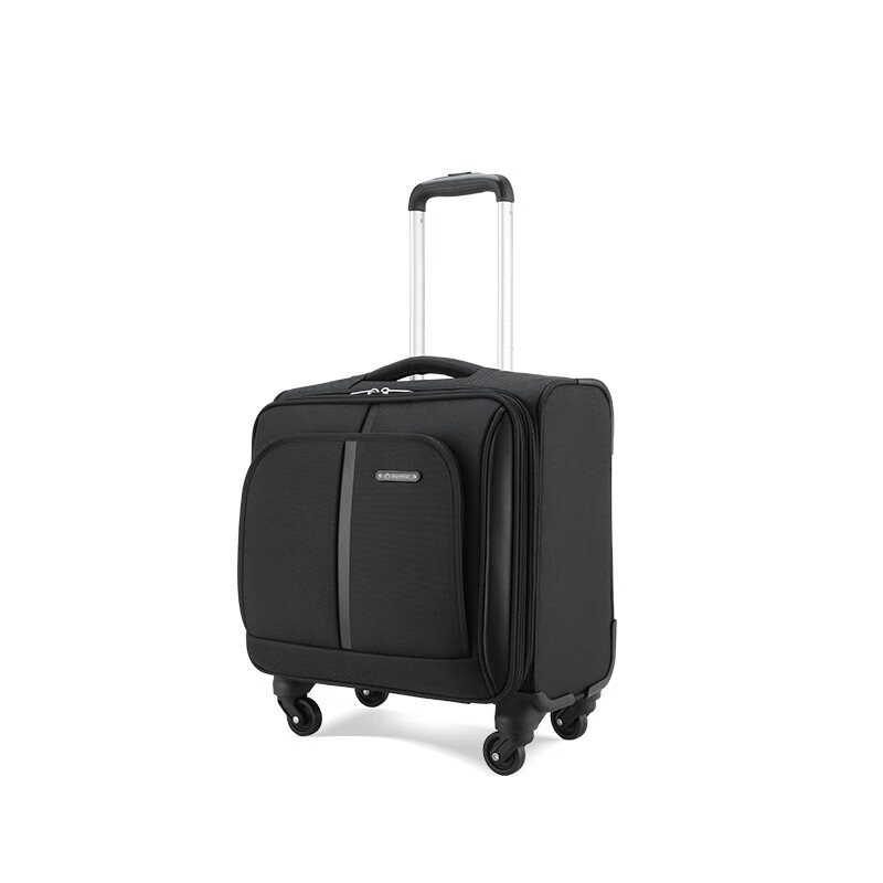 Diplomat diplomat DEF-1551G suitcase business universal wheel business aviation boarding suitcase black 16 inches