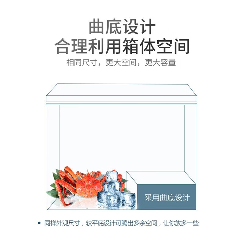 Royalstar small freezer household small frozen fresh-keeping mini refrigerated commercial horizontal freezer single-use breast milk storage cabinet energy saving first-level energy saving nationwide joint warranty single temperature 228L