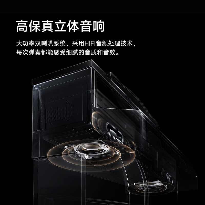 Betsy Electric Piano Heavy Hammer 88 Keys Adult Beginner Upright Electronic Piano B806 Glossy Black - Solid Wood Keyboard + Piano Bench