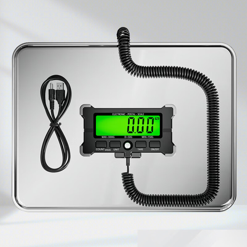 Maiheng Electronic Scale Portable Express Delivery Package Scale Commercial Platform Scale Portable Fruit Scale Warehouse Hardware Industrial Weight Scale Range 120kg/Accuracy 10g