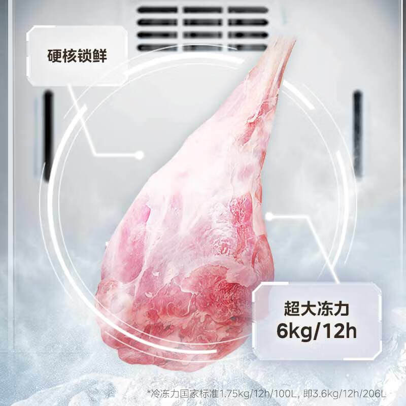 Hualing Refrigerator Midea produced state-subsidized side-to-side double-door household energy-saving first-class energy-efficiency air-cooled frost-free and odor-free ultra-thin large-capacity refrigerator HR-589WKP