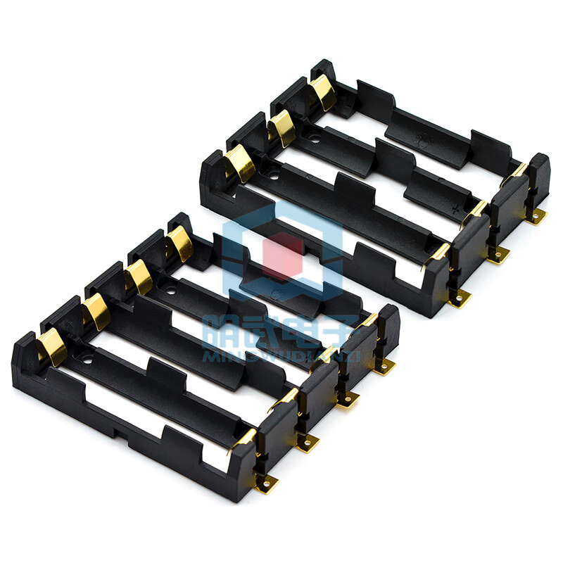 18650 battery box single/double/three/four-cell SMT patch plug-in 1~4-cell patch battery holder SMD 18650/two-cell battery box/gold-plated patch