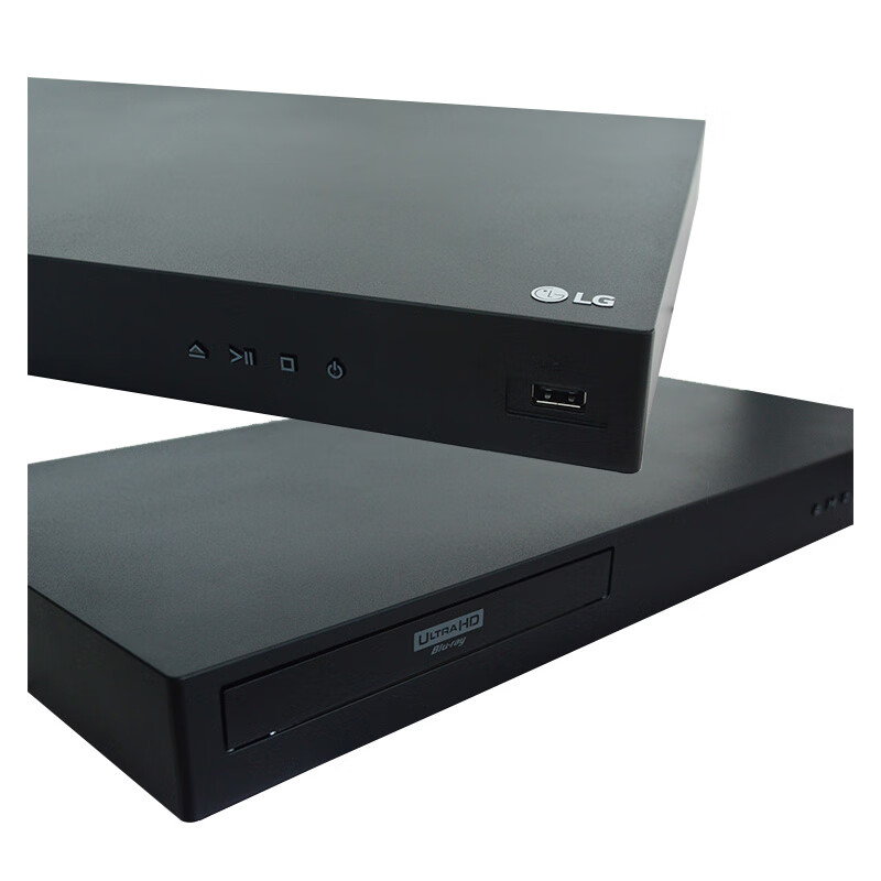 LGUP970 UBK90 True 4K Blu-ray player for the elderly, 3D high-definition DVD player, CD player, standard configuration, dual HDMI optical fiber interface, official standard configuration