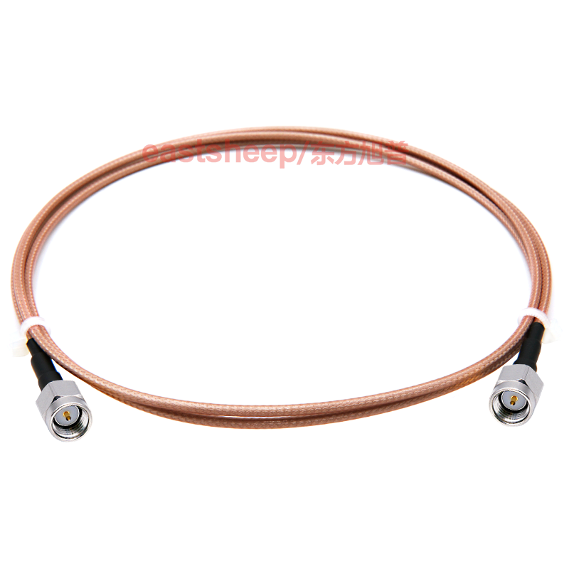 Oriental Xupu SMA male to SMA male RF radio frequency connection cable RG316 coaxial feeder antenna extension cable RG316-SMA-JJ stainless steel 9m