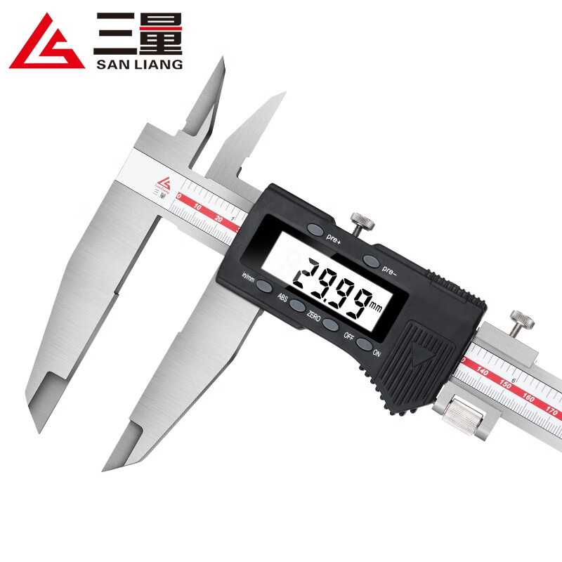 Three-quantity large-range 0-500-600-1000mm electronic digital display vernier caliper 1.5m 2m extended claw JD158 0-500mm double claw