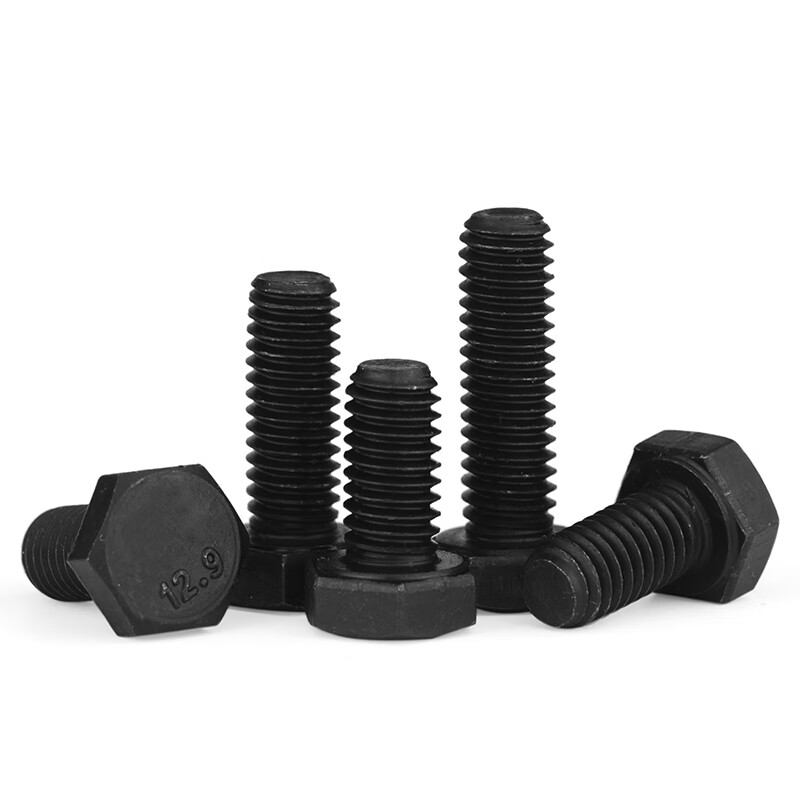Jinggong 12.9 level anti-thread external hexagonal screw anti-wire anti-buckle left tooth hexagonal head bolt M6M8M10M12M16M20 M8*25-full tooth anti-thread