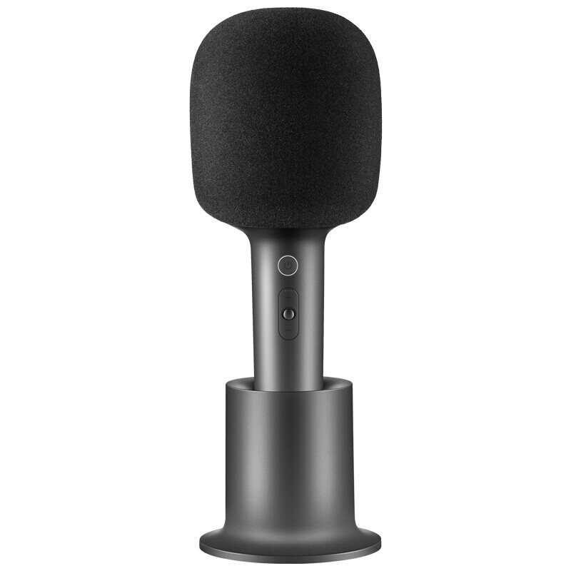 Xiaomi wireless karaoke microphone microphone special for singing and singing sound card level sound effect microphone dark gray