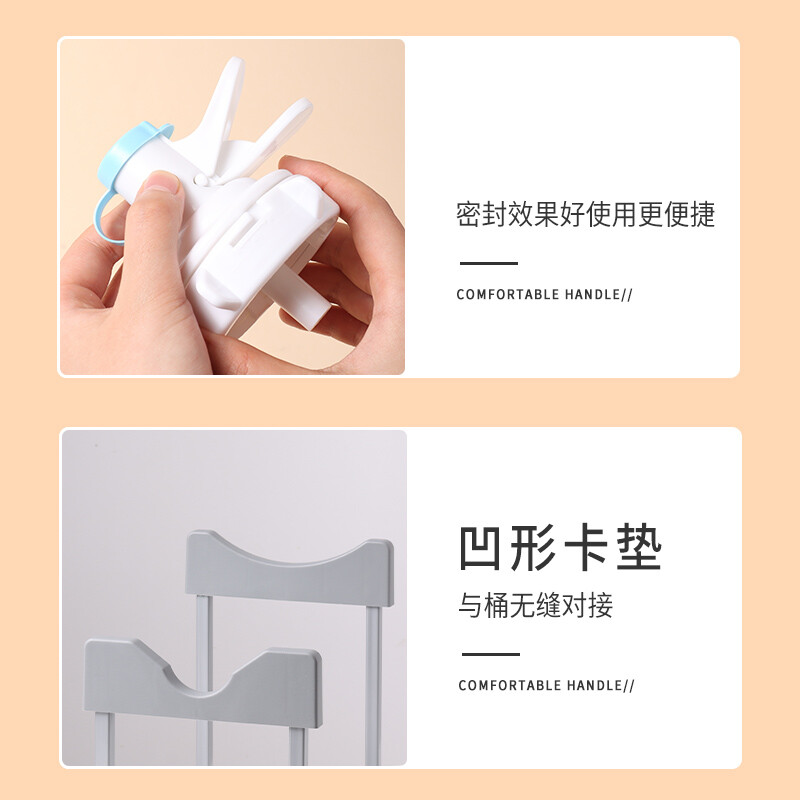 Baijie barreled water stand large barrel water mineral water dispenser stand bucket with spout switch faucet heightened version