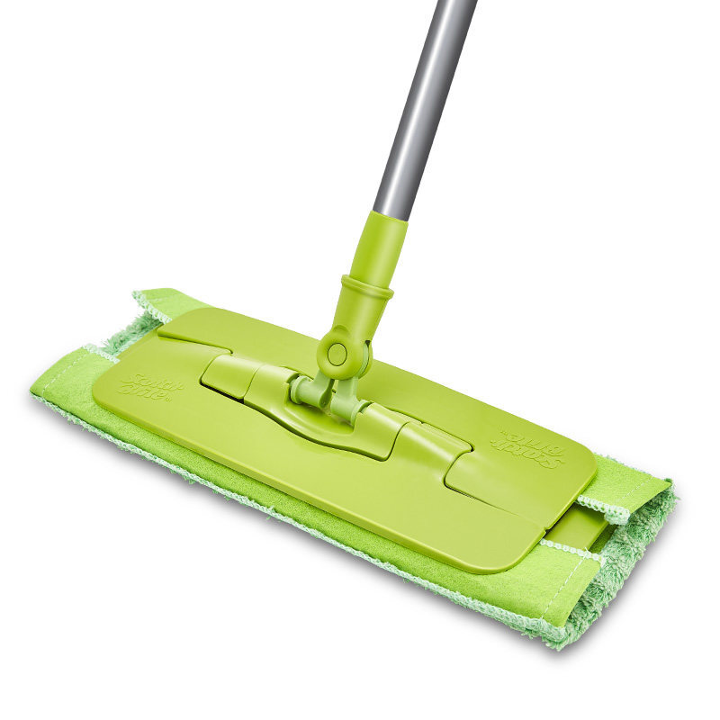 3M Scotch clip-on flat mop 35cm pole length 120cm 2 pieces with cloth F5 clip-on mop for household use