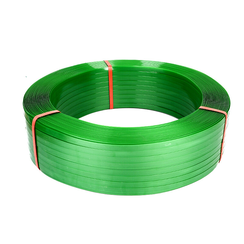 Customized PET plastic steel belt 1608 green packing belt plastic pp woven belt binding belt packaging belt packing belt 1608 plastic steel belt set (20kg + baler + tying machine