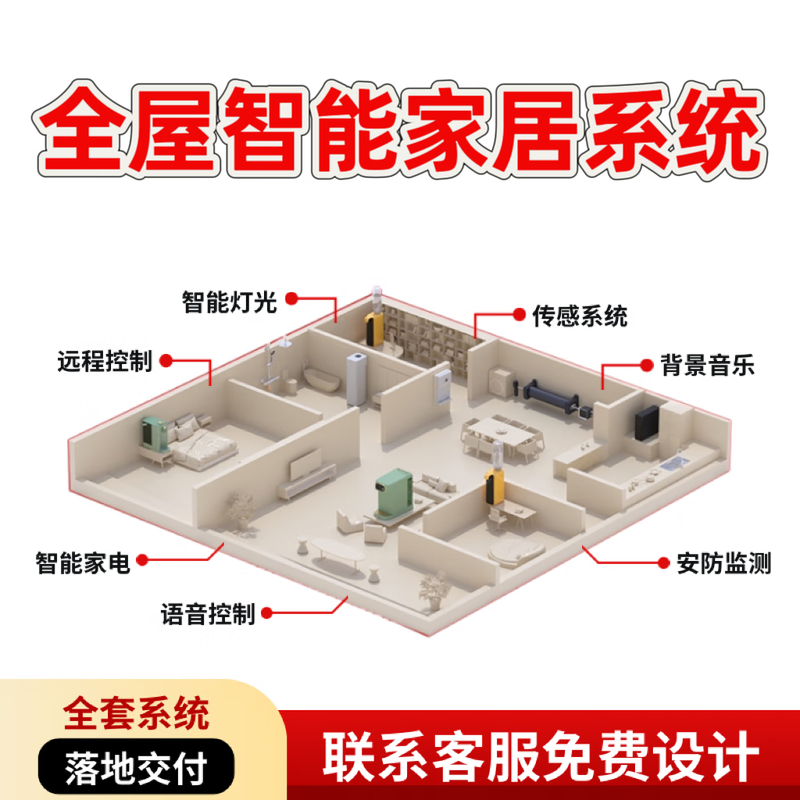 SingerS is connected to the Mijia whole-house smart home system. Xiao Ai switches lights, security curtains and customization. Intelligent customization (implementation plan + product quotation)