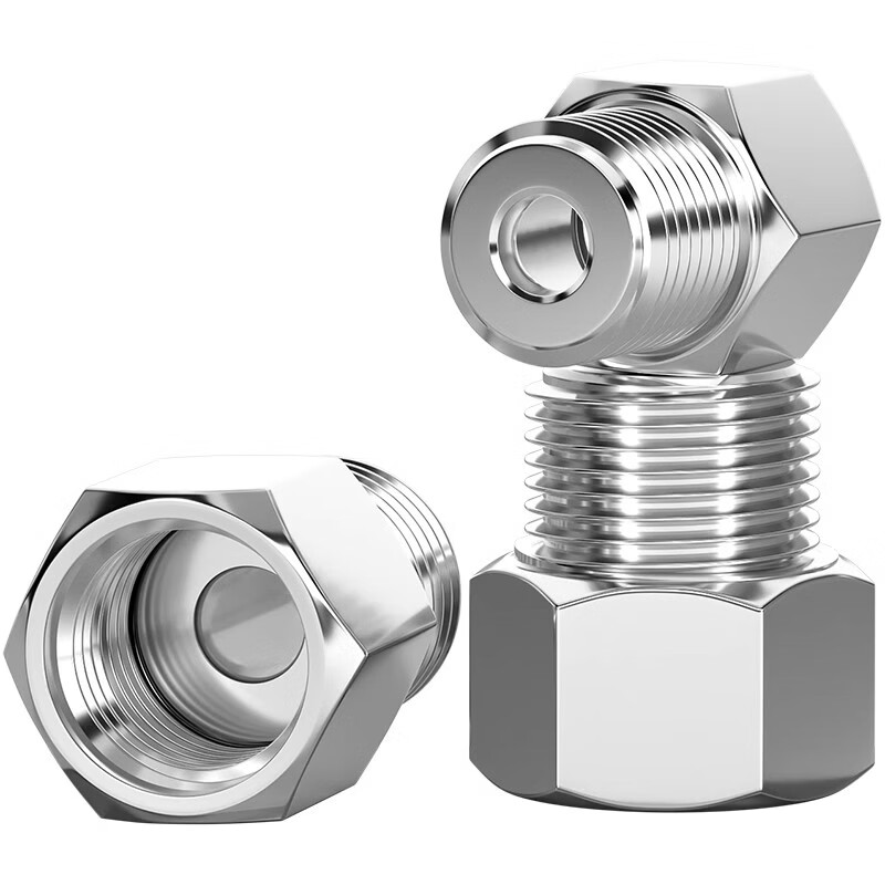 Tianzhuo Hardware 304 stainless steel internal and external wire connector pressure gauge connector internal and external wire conversion head 1/8 1/4 3/8 1/2 1 point inner wire M20*1.5-external wire M14*1.5 1 piece